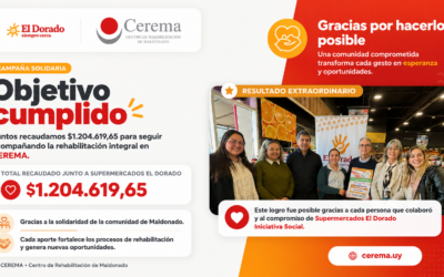 Objetivo cumplido: la campaña solidaria junto a Supermercados El Dorado recaudó $1.204.619,65 para CEREMA